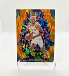 Jeremy Sochan RC - 2022-23 Select Prizms Orange Flash Premier Level #192 - Picture 1 of 2