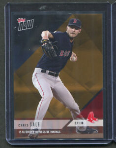 2018 Topps NOW Opening Day Bonus Card Chris Sale #ODB-14 Red Sox