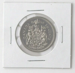 1968 Canada Half Dollar-50 Cent Coin; Unknown Circulation; - Bild 1 von 2