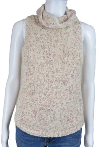 ETCETERA Confetti Knit Sleeveless Sweater SIZE Small Loose Turtleneck - Picture 1 of 9