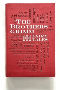 101 Fairy Tales by The Brothers Grimm Word Cloud Classics Leatherette 2012 - Picture 1 of 10