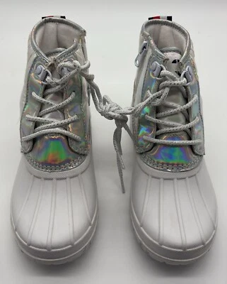 Botas de pato aisladas Tommy Hilfiger para niños (talla 2) Foto 1 de 4