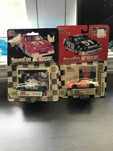 2 Stück Nascar Stock Car Die Cast 1995 #10 Ricky Rudd & 1991 Rick Mast #1 Tide - Bild 1 von 6