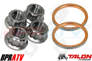 TITANIUM Exhaust Manifold Gasket Repair Kit Yamaha Raptor 700 YFM700R 2006-2014 - Picture 1 of 23