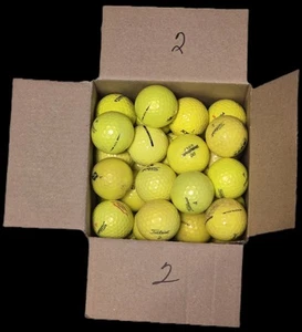 4 Dozen Yellow Used Golf Balls - Picture 1 of 1