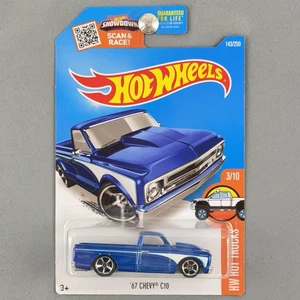 Chevy C10 2016 Hot Wheels '67 azul HW Hot Trucks 3/10 143/250 - Imagen 1 de 10
