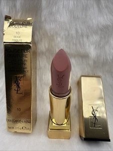 YSL Yves Saint Laurent Rouge Pur Couture Lipstick 10 BEIGE TRIBUTE - Full Size - Picture 1 of 3