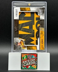 2018 Panini Prime Jumbo Patch 1/1 Erik Jones Mac Tools - Picture 1 of 2