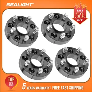 4pc 1.25 inch 5x4.75" Wheel Spacers 12x1.5 70.5mm For Chevrolet S10 1982-2004 - Picture 1 of 13