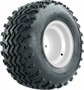 GTW 8" White Steel Golf Cart Wheels on 18x9.5-8 Rogue All Terrain Tires (QTY 4) - Picture 1 of 6