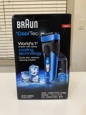 Afeitadora Braun CoolTec: enfría la piel, reduce la irritación del afeitado. Estilo todo en uno Foto 1 de 4