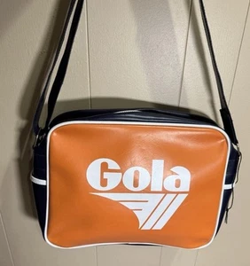 Gola Classics Redford Messenger Bag Orange + Blue MinorDefect $65 - Picture 1 of 8