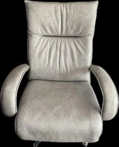Himolla Cosyform Relaxsessel Sessel Leder Eleganza Grau wie Neu - Bild 1 von 5