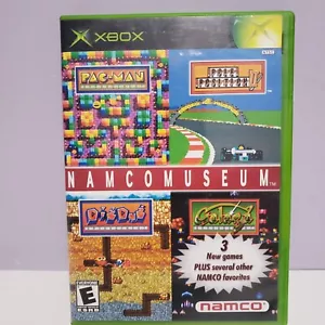 Xbox Game Namco Museum w/ Booklet 2001 Pacman Galaga Pile Postion - Picture 1 of 4