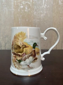Vintage Aynsley Fine Bone China Becher Drake & Hen Duck England - Bild 1 von 5