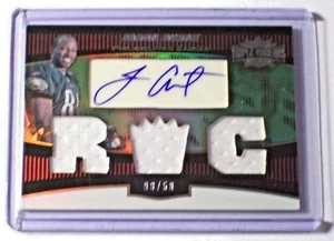 Camiseta deportiva de novato 2006 Topps Triple Threads esmeralda autógrafo Jason Avant/50 Eagles - Imagen 1 de 1
