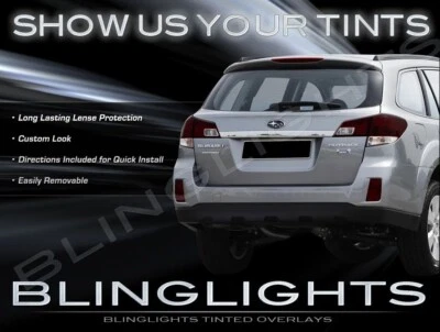 Cubiertas de película tintadas para luces traseras marca BlingLights para Subaru Outback 2010-2014 Foto 1 de 4
