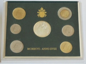 Vatican Coin Set 1996 - Picture 1 of 1
