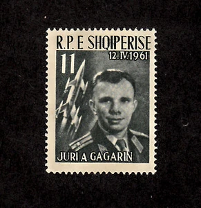 Albania - 1962 - SC 606 - NH - Yuri Gagarin & Vostok 1 - Picture 1 of 1