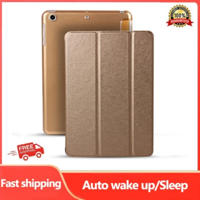 Slim Leather Case for iPad 5/6/7/8/9th Gen Air 1 2 Mini 6 Pro11 12.9 Stand Cover - Image 1 of 4