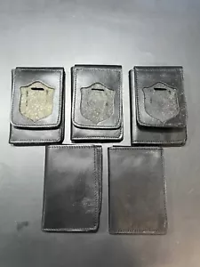 lotto portafoglio 5 pezzi in pelle polizia di stato GUARDIE GIURATE GPG nuovi - - Imagen 1 de 3