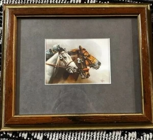 Fred Stone Horse Racing Artwork Wall Decor Frame Unique - Picture 1 of 5