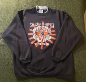 Vintage Syracuse University Sweatshirt mit Rundhalsausschnitt 1993 Fiesta Bowl hergestellt in den USA 2XL - Bild 1 von 9