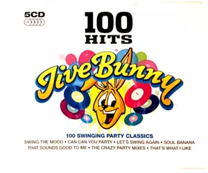 Jive Bunny Very Best 100 Greatest Essential Party Favourites Collection 5CD NM - Foto 1 di 8
