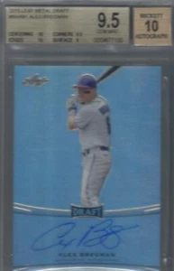 2015 LEAF METAL DRAFT #BAAB1 ALEX BREGMAN BGS GEM MINT 9.5 - Picture 1 of 3