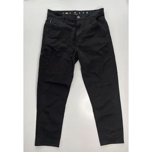 Pantalón chino cónico G-STAR Raw Boyfriend para mujer 29 (33x28,5) negro relajado alto - Imagen 1 de 15