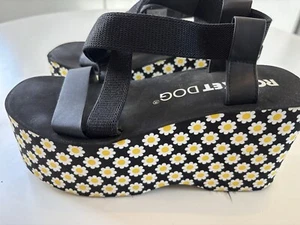 Special Edition Festival Rocket Dogs Daisy 4” Platform Sandals Woman’s Size 8 - Picture 1 of 11