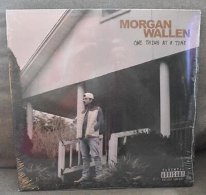 MORGAN WALLEN - ONE THING AT A TIME - EXPLICIT  TRIPLE WHITE VINYL - BRAND NEW  - Picture 1 of 3