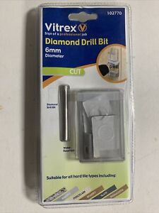 Vitrex 102770 Self-Adhesive Diamond Tile Drill Kit 6mm