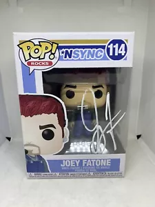 JOEY FATONE SIGNED *NSYNC FUNKO POP! ROCKS VINYL FIGURINE #114 JSA WITNESSED COA - Picture 1 of 7