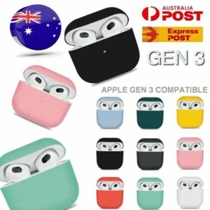 For Apple AirPods GEN 3 Silicone Protective Case 2CASE SPECIAL Shockproof Skin - Picture 1 of 22