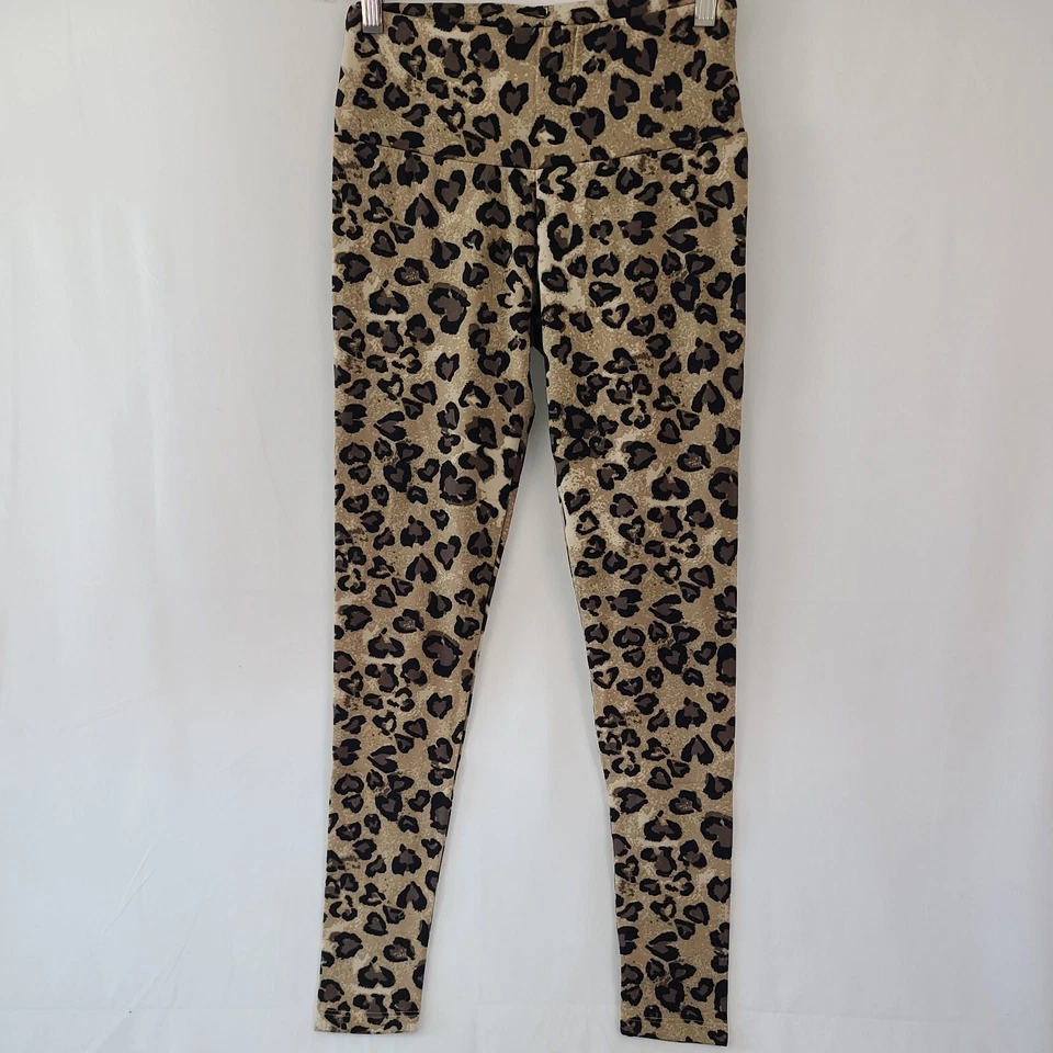 NUEVAS Leggings Plumas Forradas de Vellón Guepardo Sin Costuras Talla S Nuevas sin Etiquetas Foto 1 de 4
