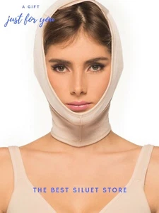 Mentonera Post Quirurgica Lifting Viso Dimagrante Lifting Mento Compressione Viso - Foto 1 di 6