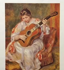 Donna Che Suona La Chitarra von Pierre Auguste Renoir - Bild 1 von 1