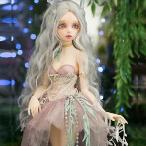 1/4 BJD Doll Fairy Girl Female Resin Ball Jointed Doll Eyes Face Makeup FULL SET - Picture 1 of 12