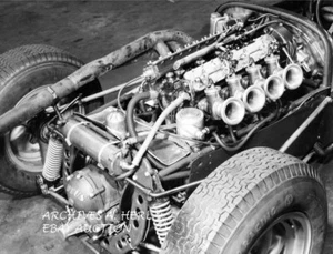 Vanwall F1 Motor Einbau im Lotus 18 Chassis Foto - Bild 1 von 1