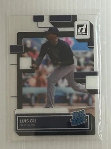 2022 Panini Chronicles Clearly Donruss Luis Gil New York Yankees #63 - Picture 1 of 2