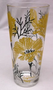 Vintage Boscul Peanut Butter California Poppy Ice Tea Glas - Bild 1 von 3