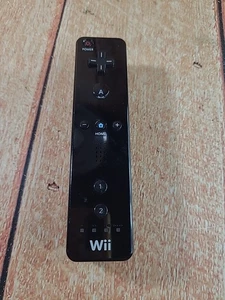 Mando a distancia oficial OEM Nintendo Wii RVL-003 NEGRO probado y funciona - Imagen 1 de 3