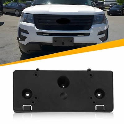 Marco de montaje de soporte de matrícula delantero ajuste de EE. UU. 2016-2017 Ford Explorer Police Foto 1 de 4
