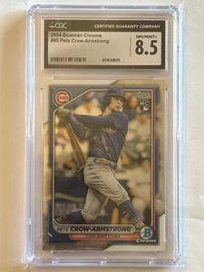 2024 Bowman Chrome - #45 Pete Crow-Armstrong (RC) - CGC 8.5 - Picture 1 of 1