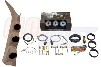 Medidores de temperatura GlowShift W7 Boost EGT Trans + cápsula bronceada para Chevy Duramax 00-06 Foto 1 de 4