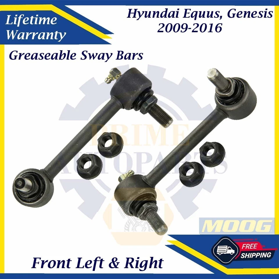 Barras estabilizadoras delanteras MOOG OEM para Hyundai Equus/Genesis 2009-2016 garantía de por vida Foto 1 de 4