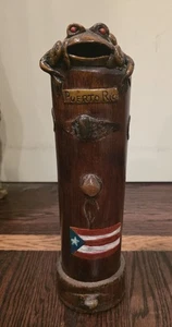Puerto Rico Volkskunst Räuchergefäß Halter Handarbeit - Bild 1 von 8