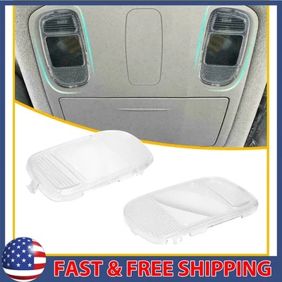 Cubierta de luz domo superior transparente interior para Dodge RAM 2500 1500 3500 02-08 2 piezas Foto 1 de 4