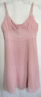 Saints & Sinners Pink Sleeveless Adjustable Straps Lined Dress Size Large Euc